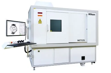 Tomografie computerizata industriala Nikon MCT225 acuratete absoluta pentru geometria interioara