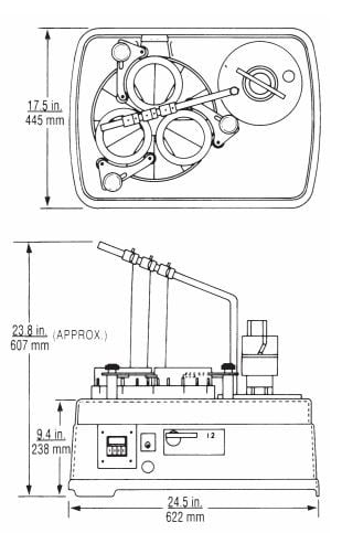 Masina de lepuit - polisat Lapmaster Wolters Model 12