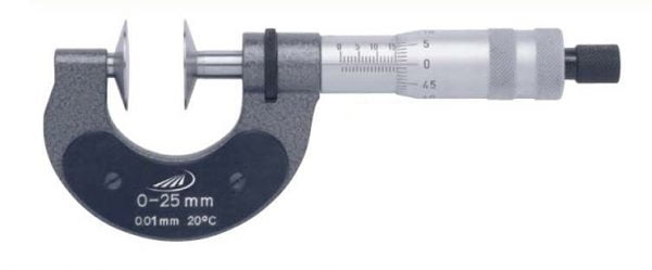 Micrometru cu discuri pentru măsurarea dintilor rotilor dintate 0 - 200 mm - Helios Preisser Model 0864