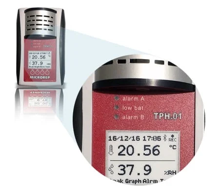 Echipament pentru monitorizare temperatura si umiditate - Microrep TPH 01