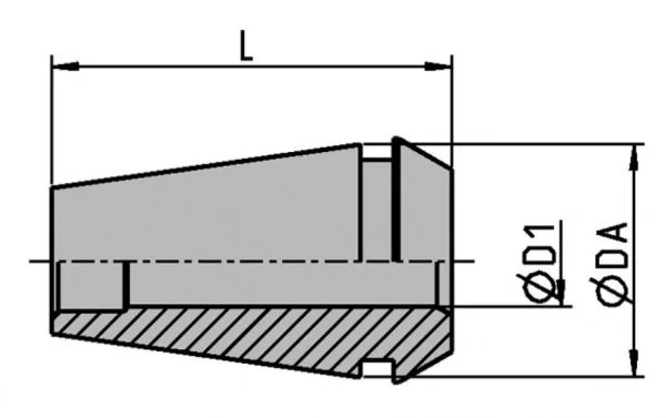 Bilz Shrink Fit Adapter for collets type ER to DIN 6499